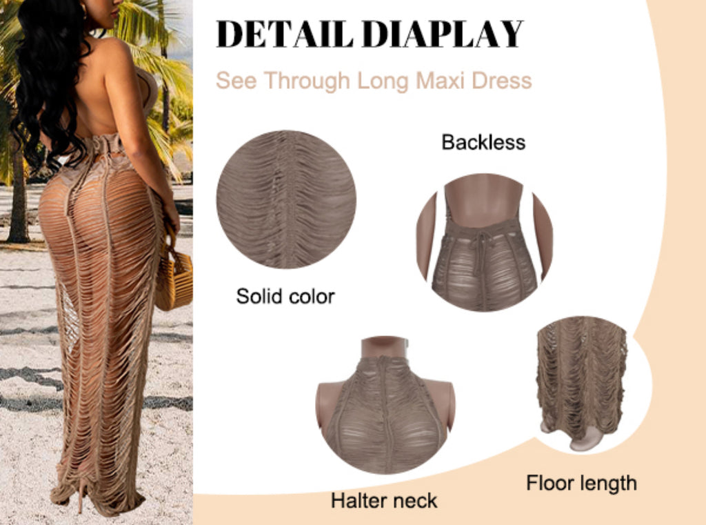 Sexy Crochet
Swimsuit Cover Up