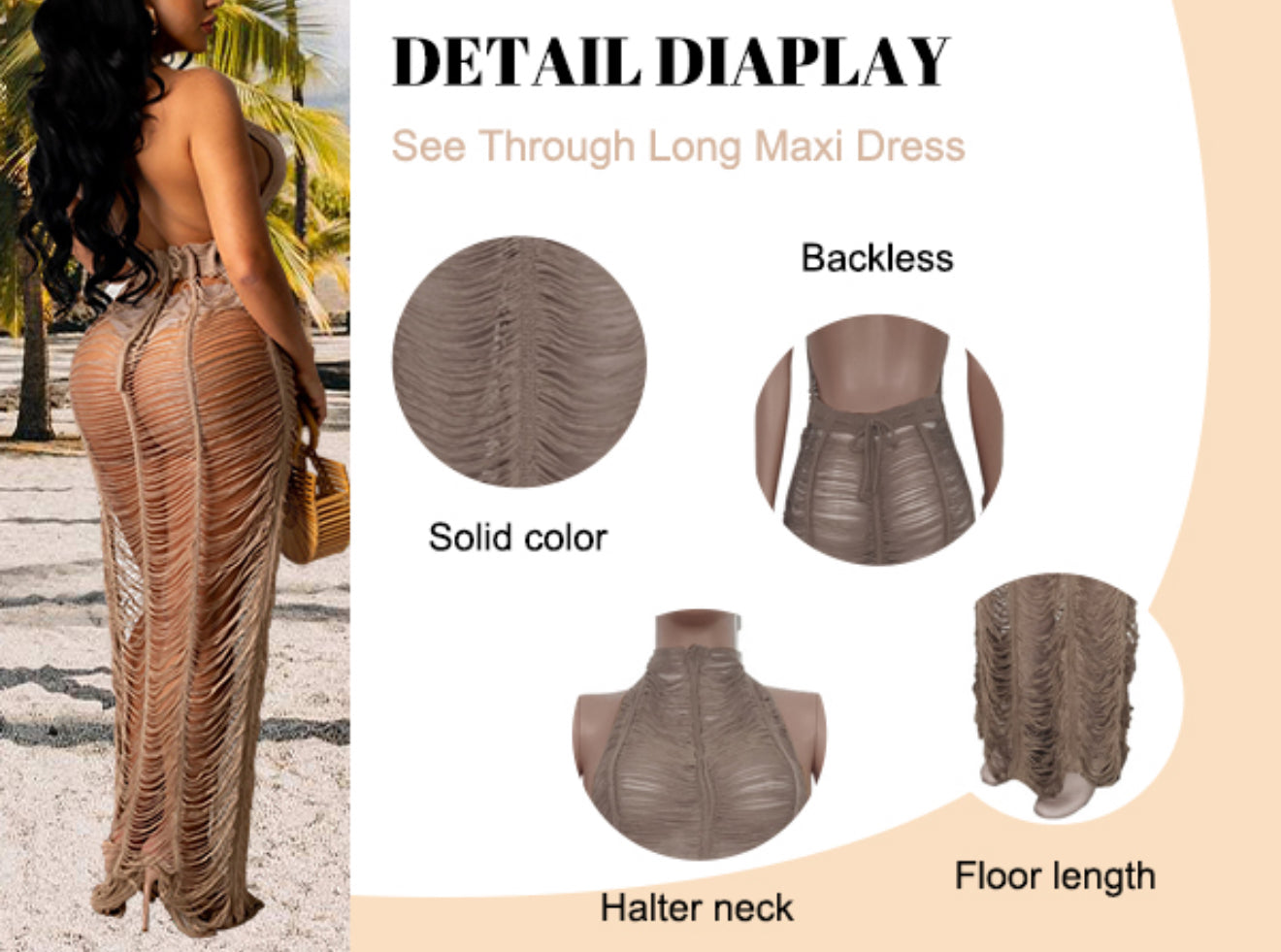 Sexy Crochet
Swimsuit Cover Up