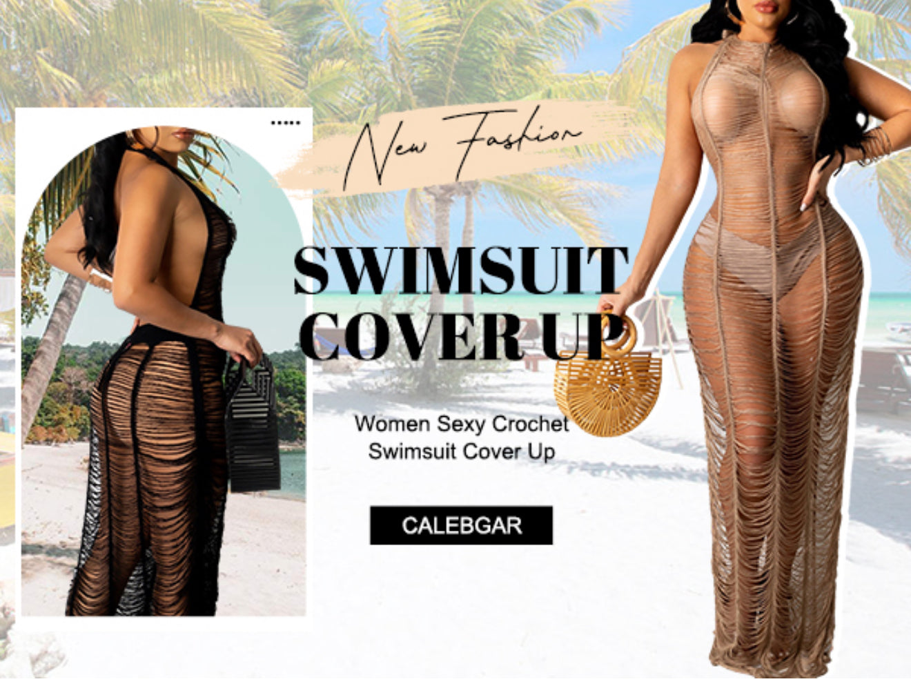 Sexy Crochet
Swimsuit Cover Up