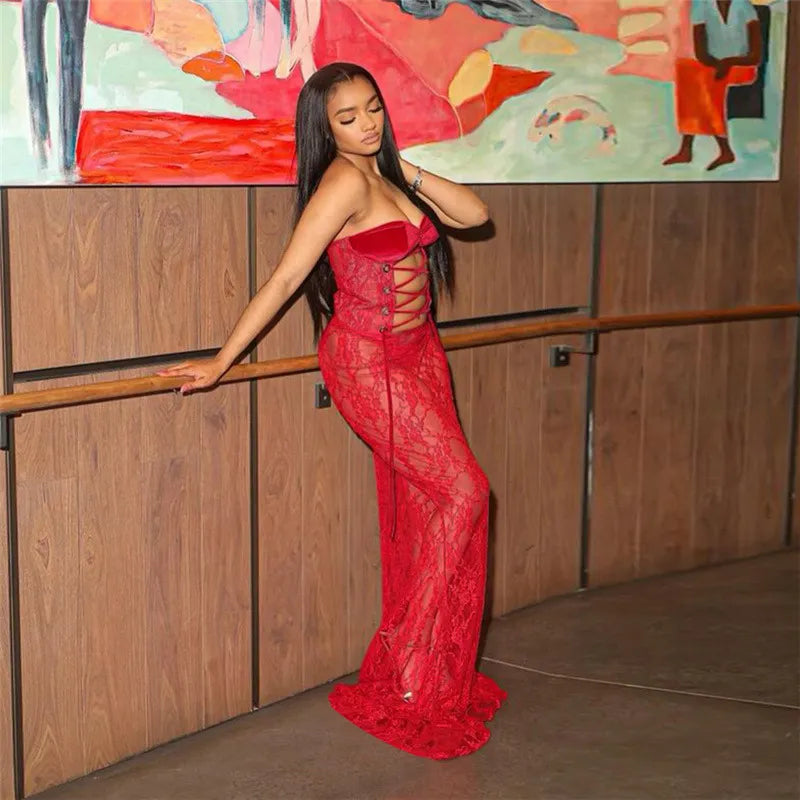Scarlet Siren Gown