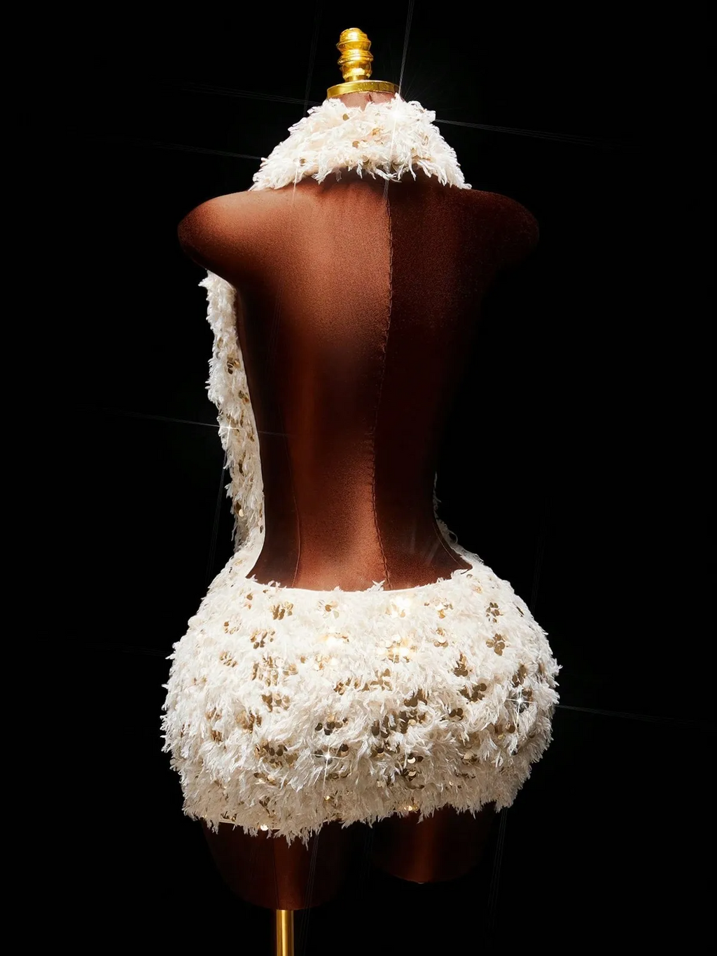 Champagne Allure Mini Dress
