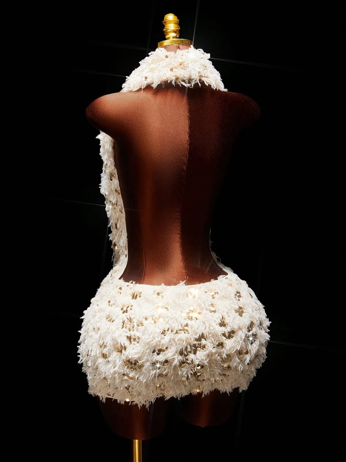 Champagne Allure Mini Dress