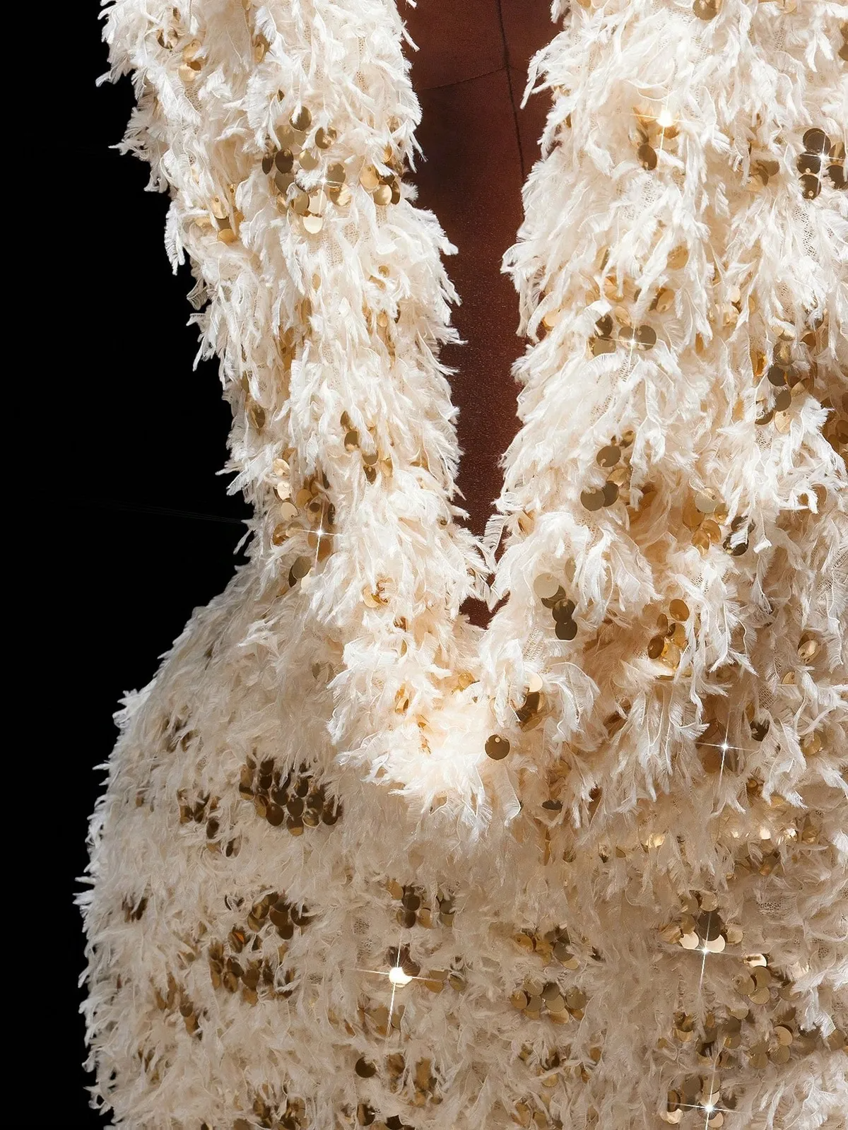 Champagne Allure Mini Dress
